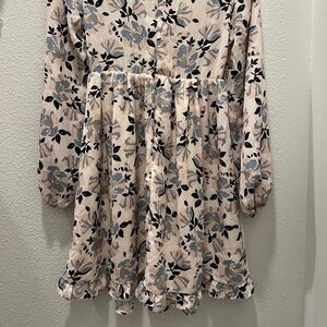Misty Mynx Floral Long Sleeve Dress – Size S